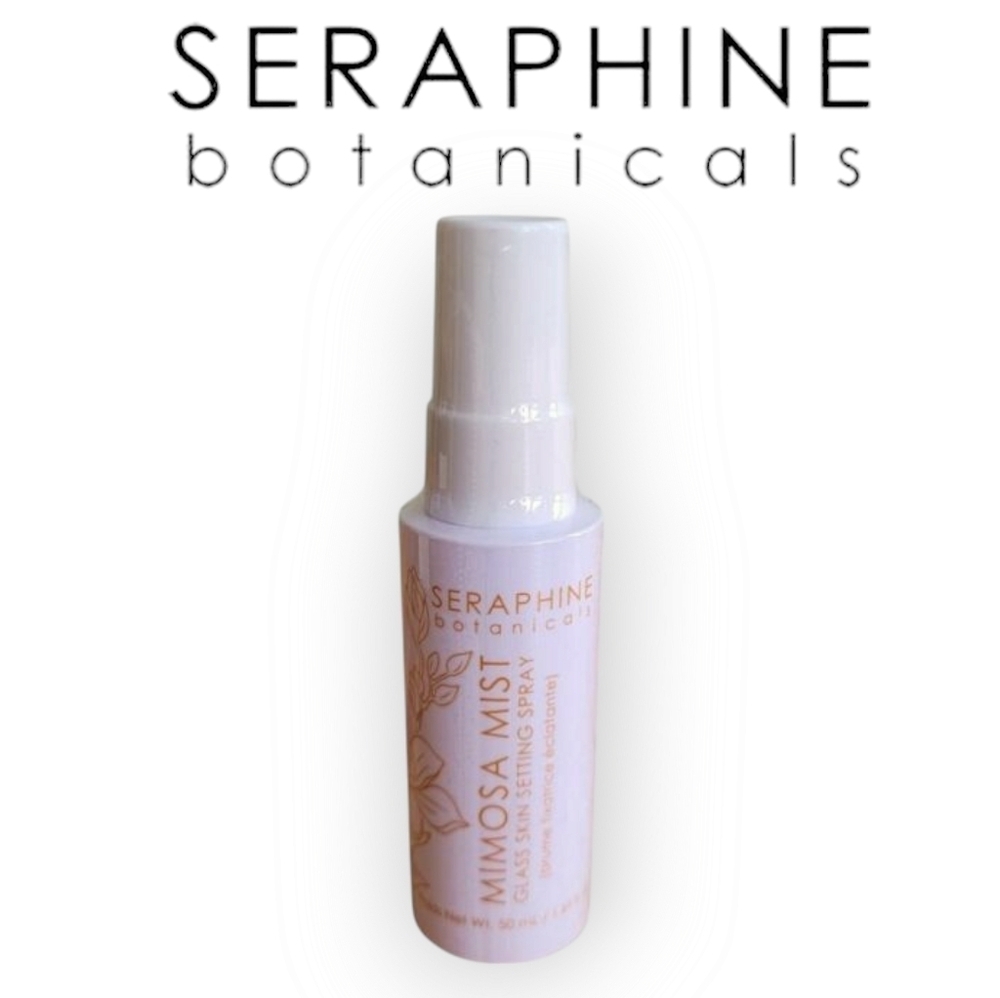 50mL Mimosa Mist Glass Skin Setting Spray by Seraphine Botanicals – Hydrating, S